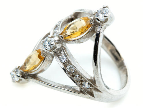 Bague Aigue-marine Acier inoxydable - Minimaliste - Taille 50 - Atelier Bijoux Paris