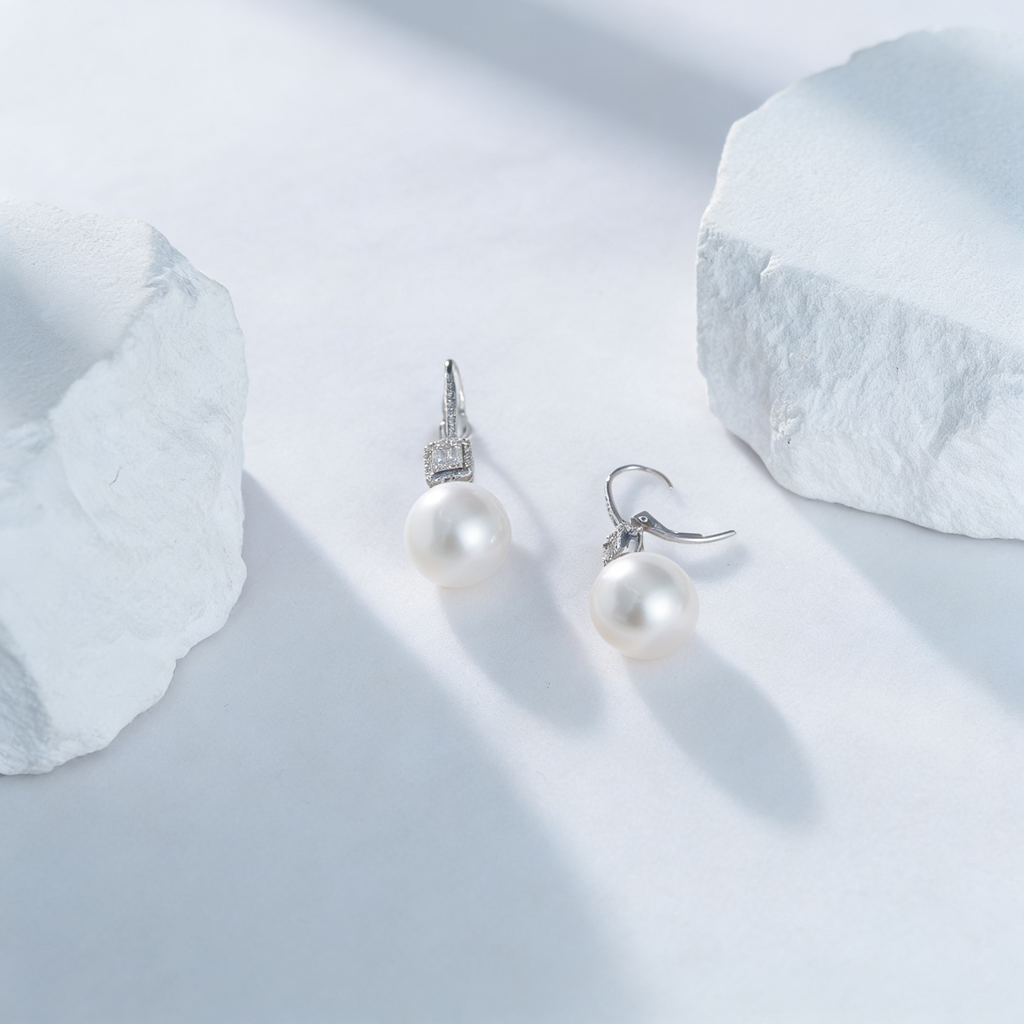 Modernes Perle Argent 925 - Petit