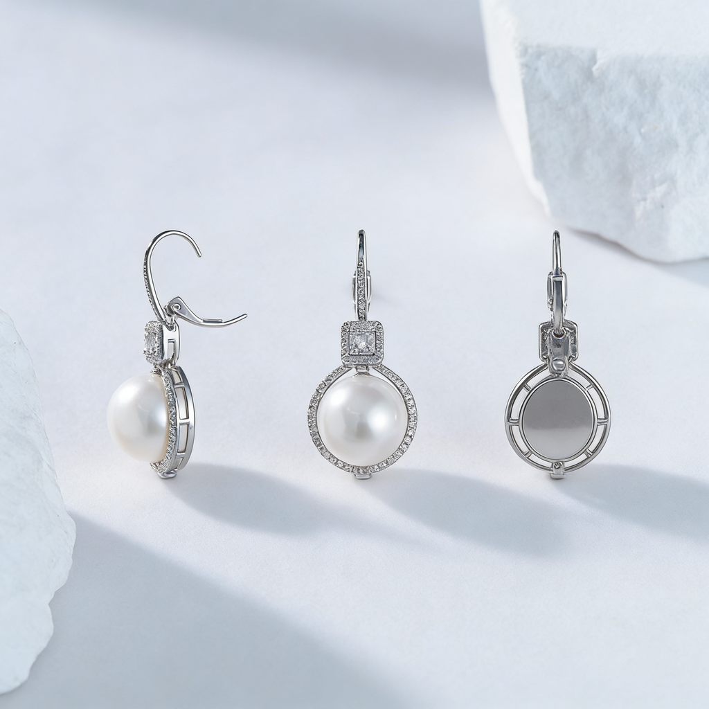 Modernes Perle Argent 925 - Petit