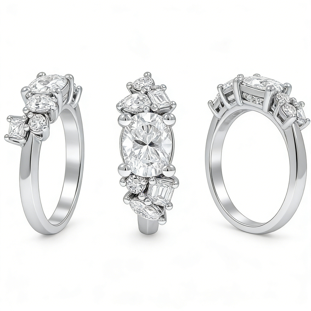 élégants Morganite Or rose 14K - Moyen